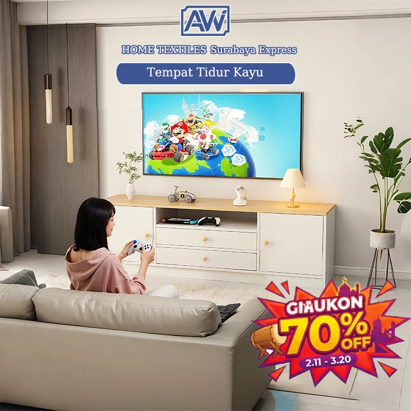 [Surabaya Express]Meja TV Rak Tv Lemari Tv Kabinet Tv Minimalis Bufet Tv Modern Murah Meja TV Minima