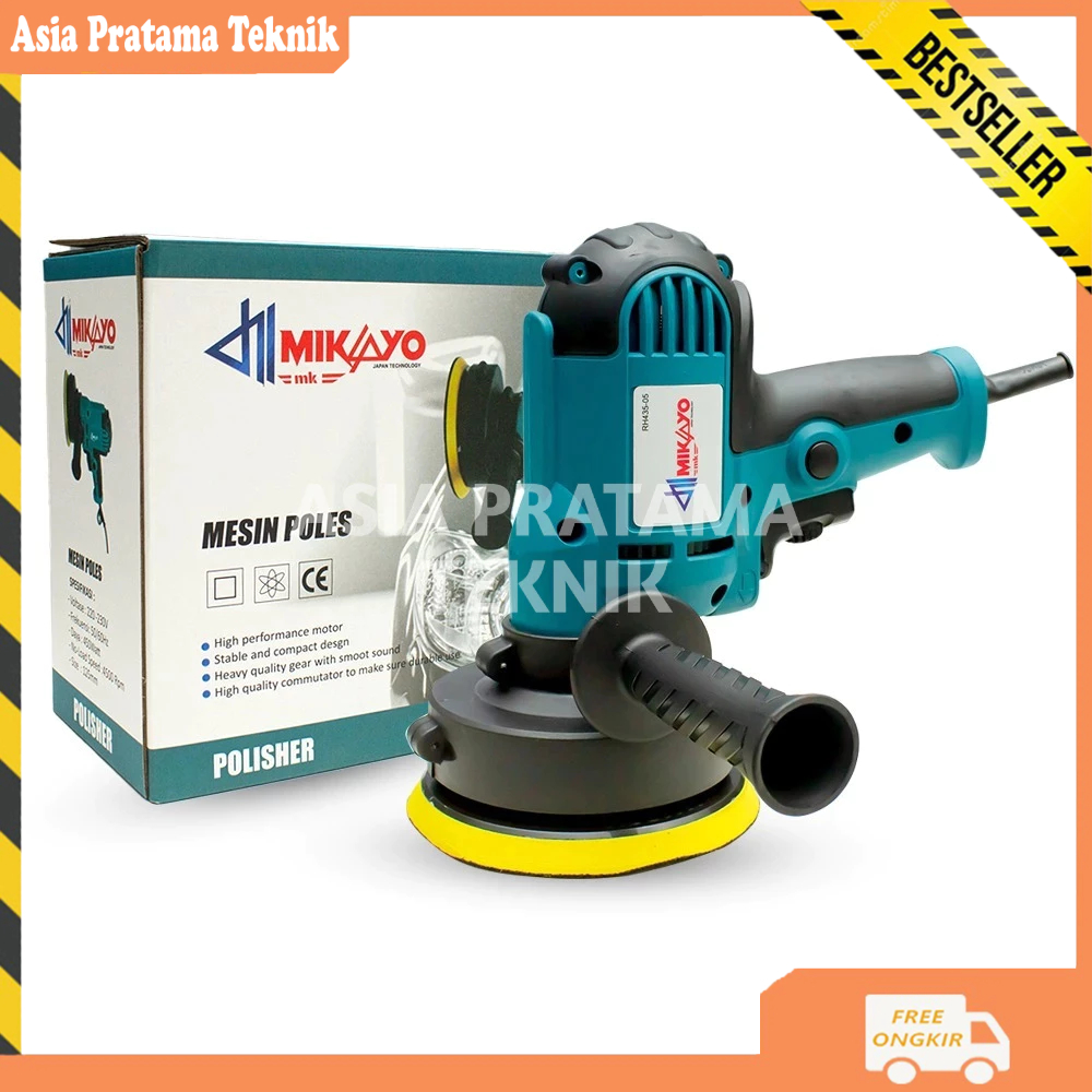 MODEL MAKITA Mesin Poles Mobil Polisher 5 INCH Alat Poles Cat Mobil FullSet Car Alat Disc kaca motor