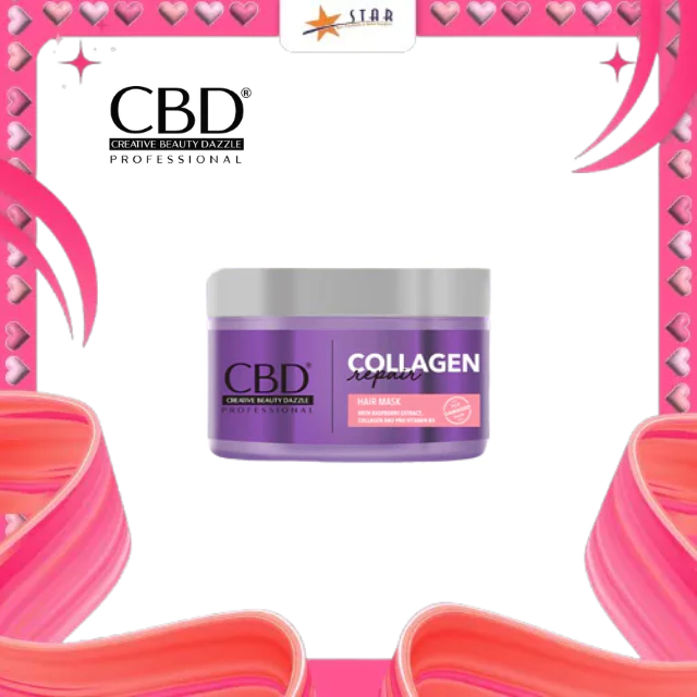 * STAR * Cbd collagen repair hair mask 250gr(ungu)