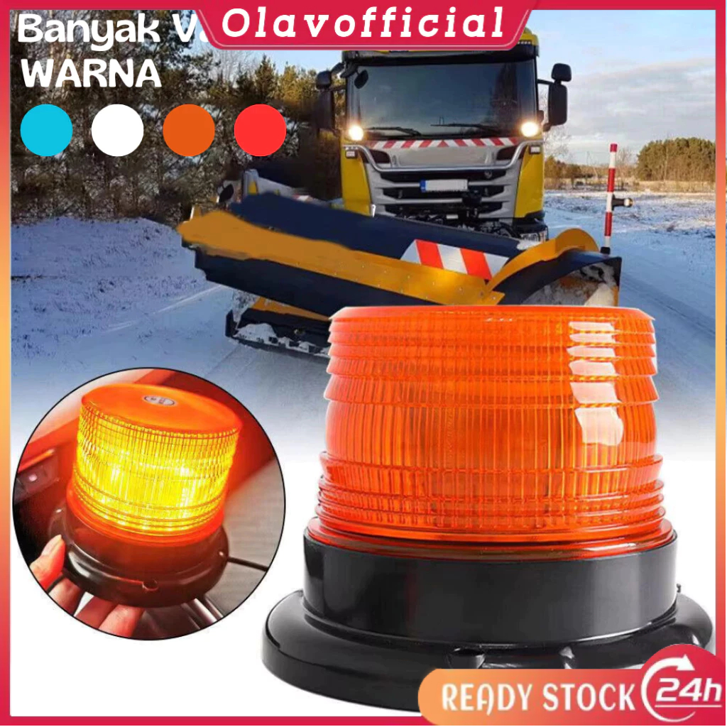 COD Lampu Rotary Emergency Rotary LED Blitz Flash 12V 24V/Traffic warning light / LAMPU EMERGENCY RO