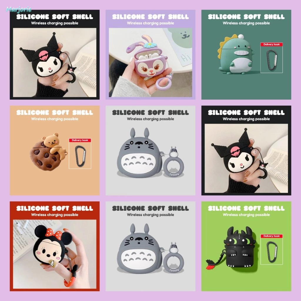 【COD】CASE i12 TWS /Headset Universal i12 TWS CASE INPODS 3D Kartun Lucu