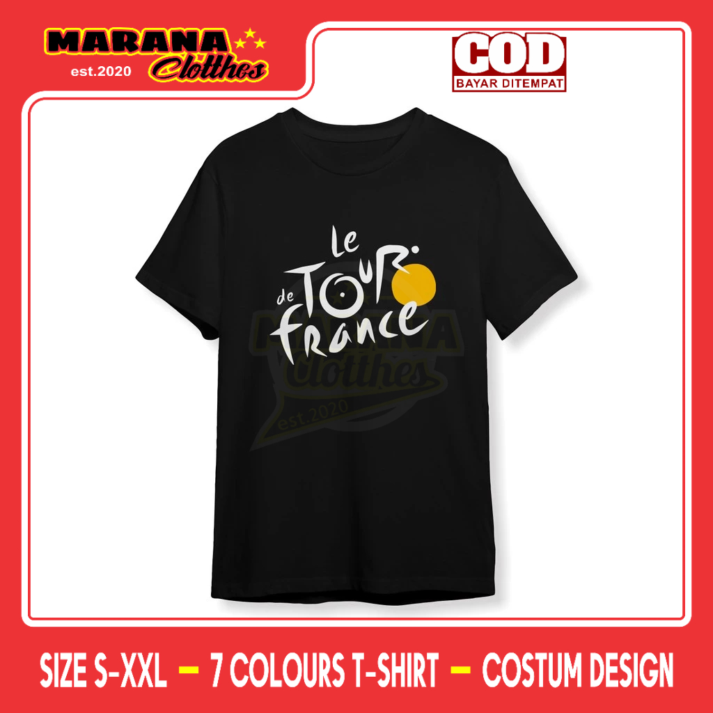 Kaos Tour De France Logo Kaos Distro