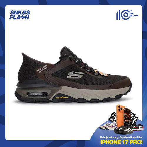 SKECHERS Outdoor Max Protect Brown Sepatu Casual Pria - 237309BRN - Size 40