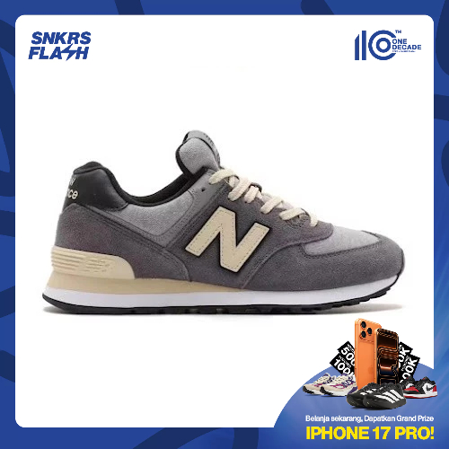NEW BALANCE 574 Grey Day 2024 Sepatu Sneakers Unisex - U574LGG - Size 37