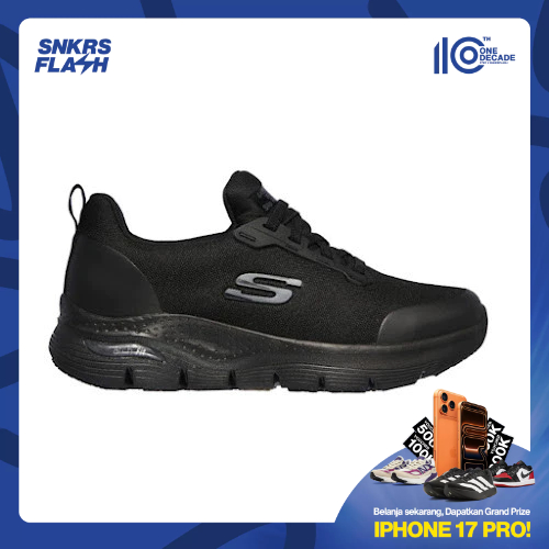 SKECHERS Work Arch Fit Sr Black Sepatu Casual Wanita - 108023BLK - Size 36