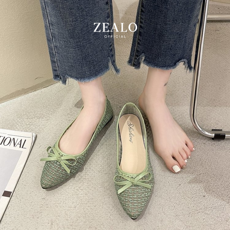 Zealo.Shoes 145 Sepatu Wanita Flat Shoes Sepatu Kerja Wanita Fashion Korea