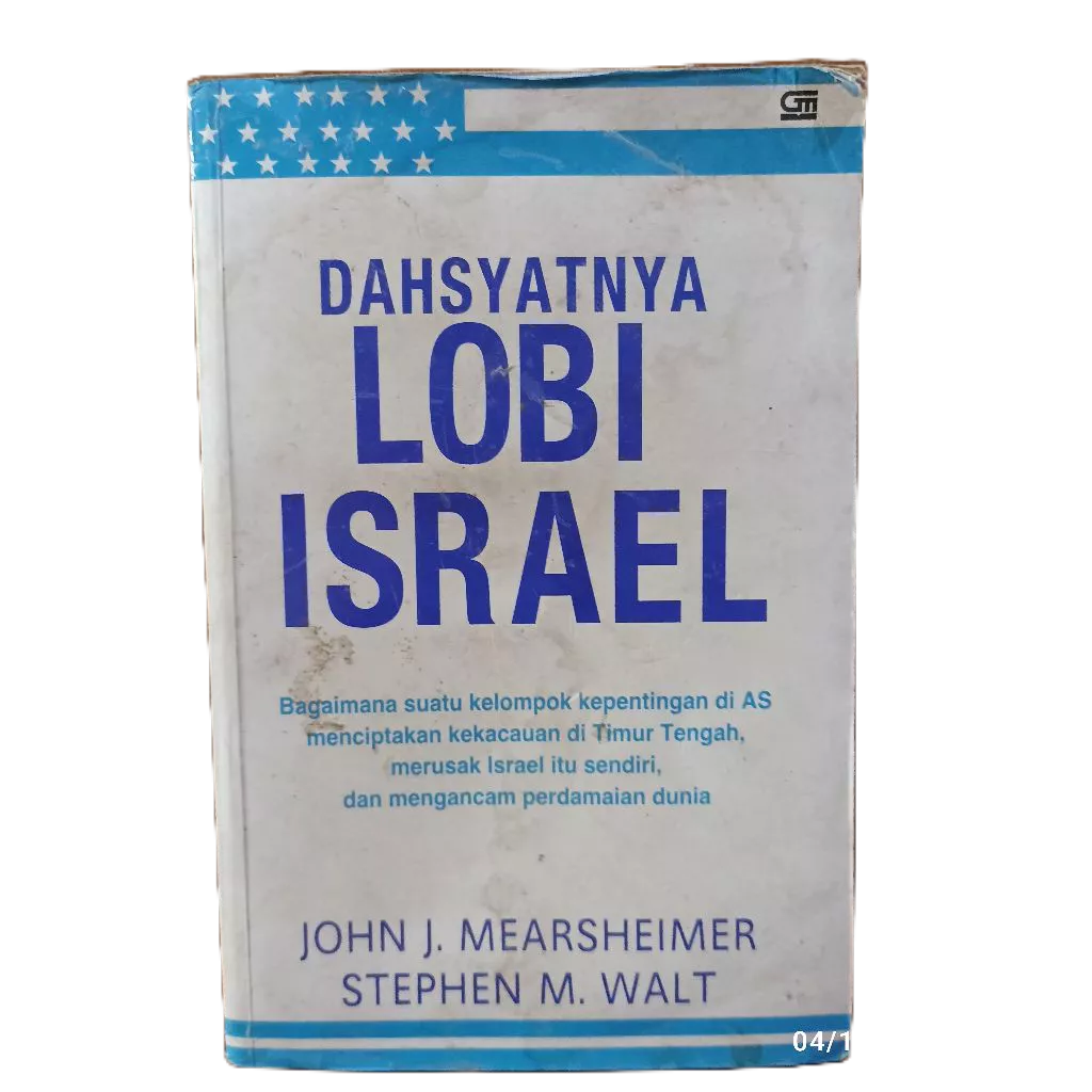 buku dahsyatnya lobi israel 731 hal ada bekas air