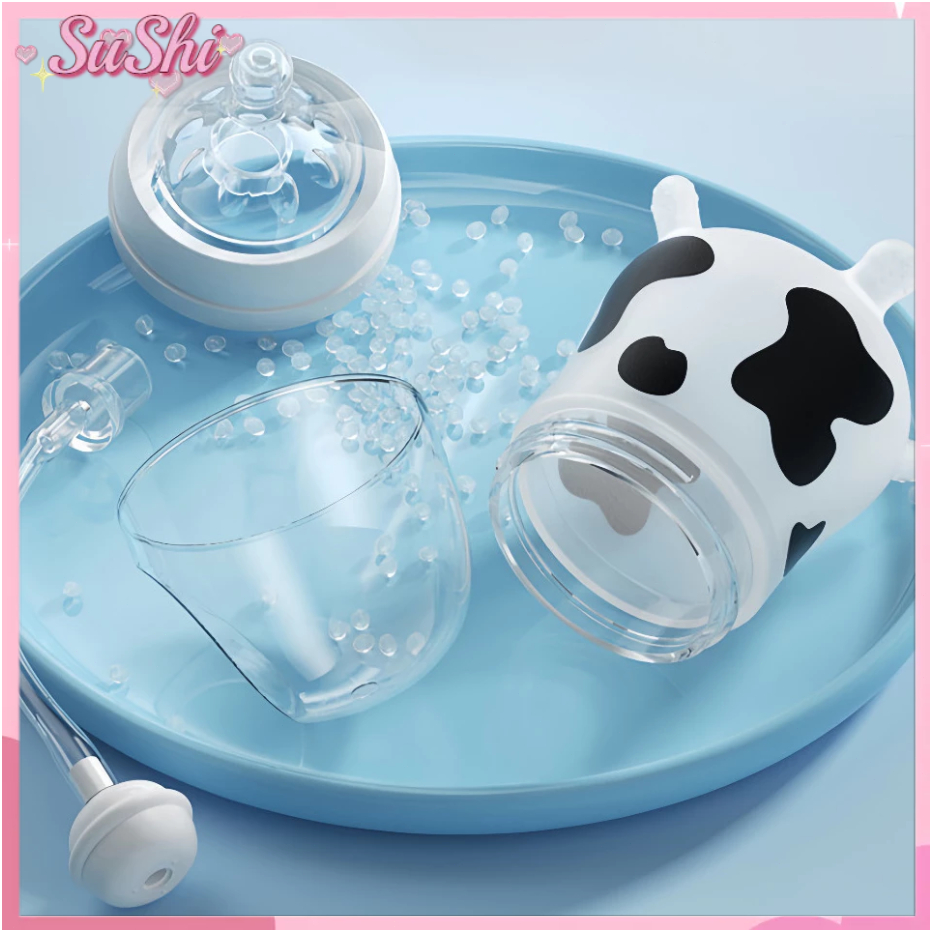 Botol Susu 150ml/Botol Bayi Multifungsi/Botol Susu Bayi 0-6 Bulan/Botol Dot Lembut/Dot Bayi Newborn/
