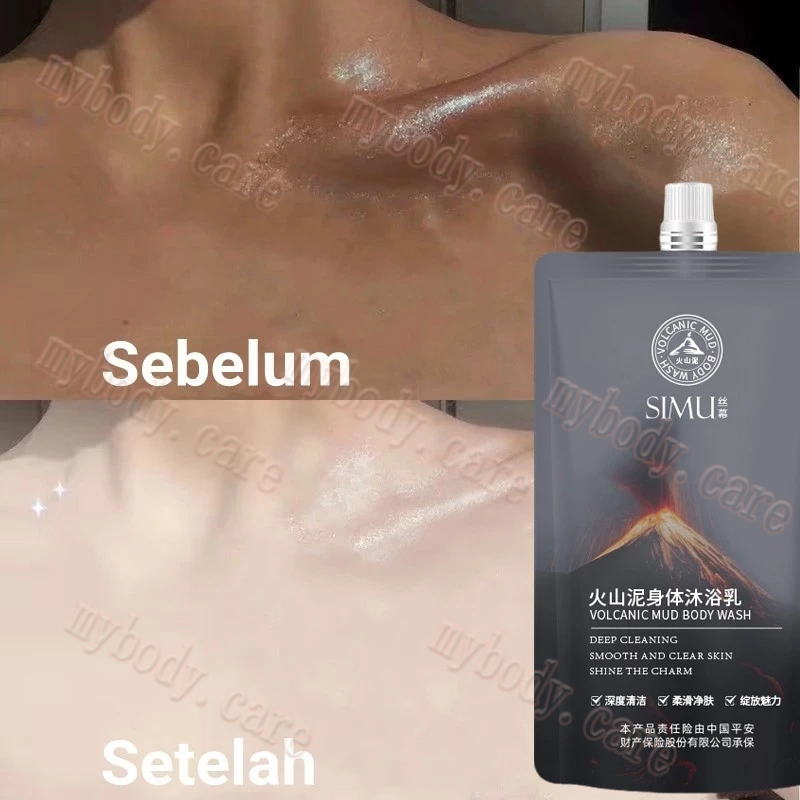 Sabun Badan Lumpur Vulkanik - Sabun Pemutih Lutut & Siku  Formula Lumpur Vulkanik Khusus Cerahkan Ar