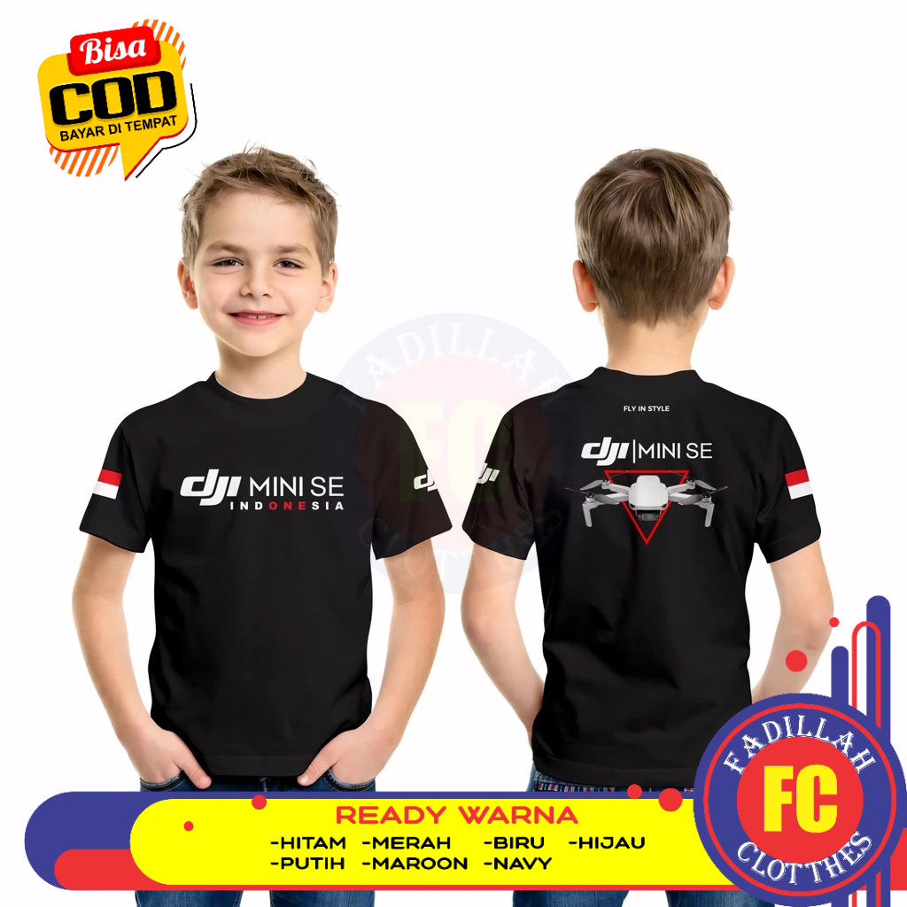 Baju Kaos Anak DJI Drone DJI Mini SE DB Kaos Distro