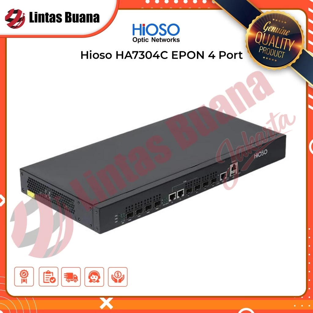 Hioso EPON OLT HA7304VX, 4 Port EPON, Uplink Port SFP+ 10G