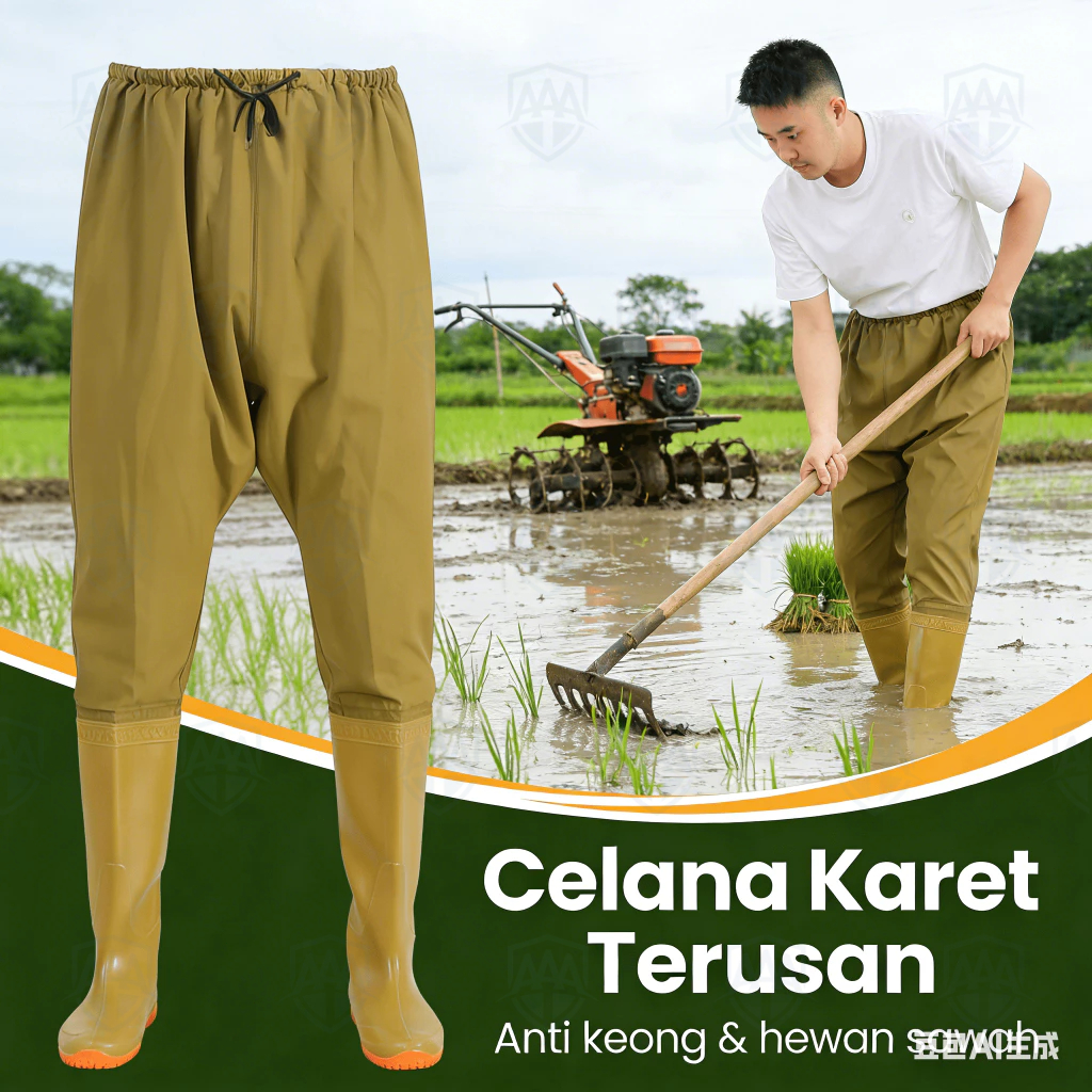 110cm Sepatu Sawah Panjang Anti Air Anti Lumpur Anti Keong