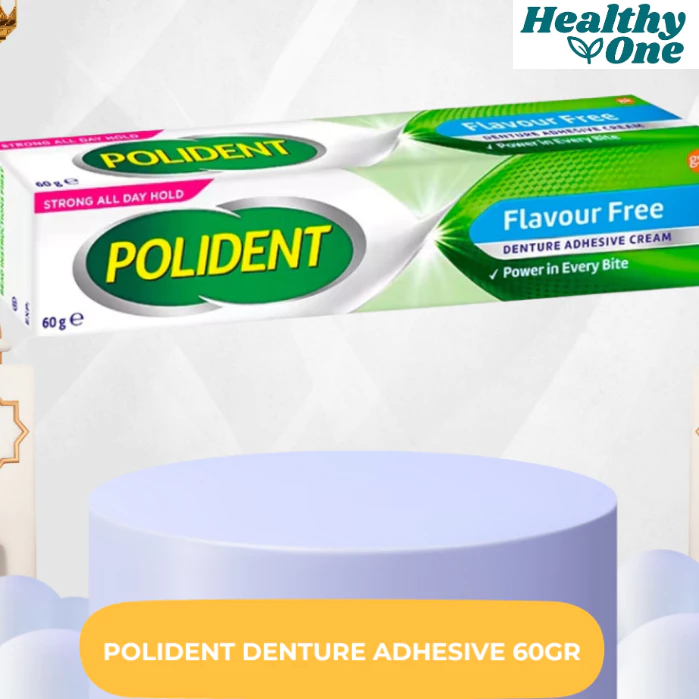 POLIDENT DENTURE ADHESIVE 60GR