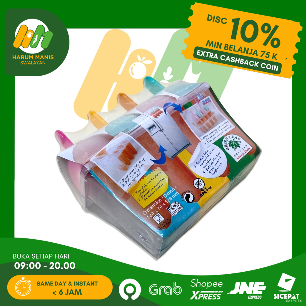 CETAKAN ES BATU PLASTIK LOLEE GL-5268 / CETAKAN ES BENTUK LUCU