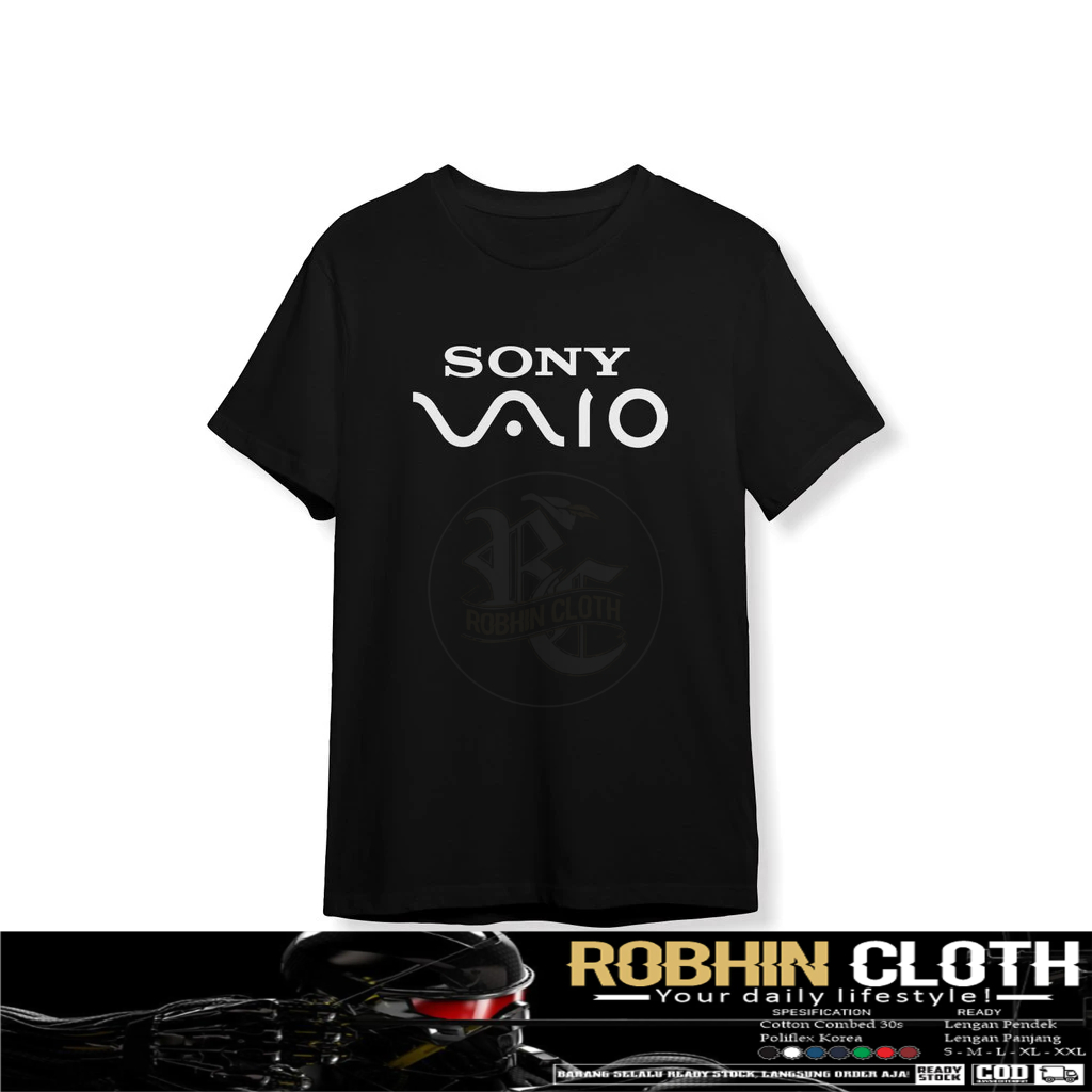 Kaos Baju Sony Vaio Baju Perusahaan