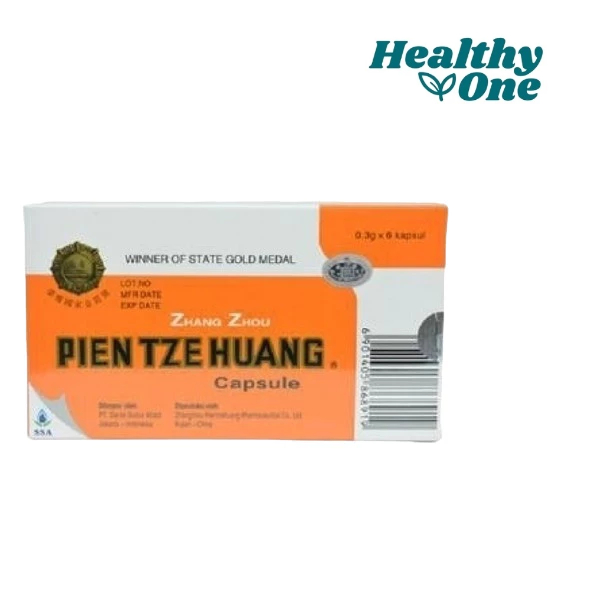 Pien Tze Huang Capsul 1 Strip Isi 6 Kapsul