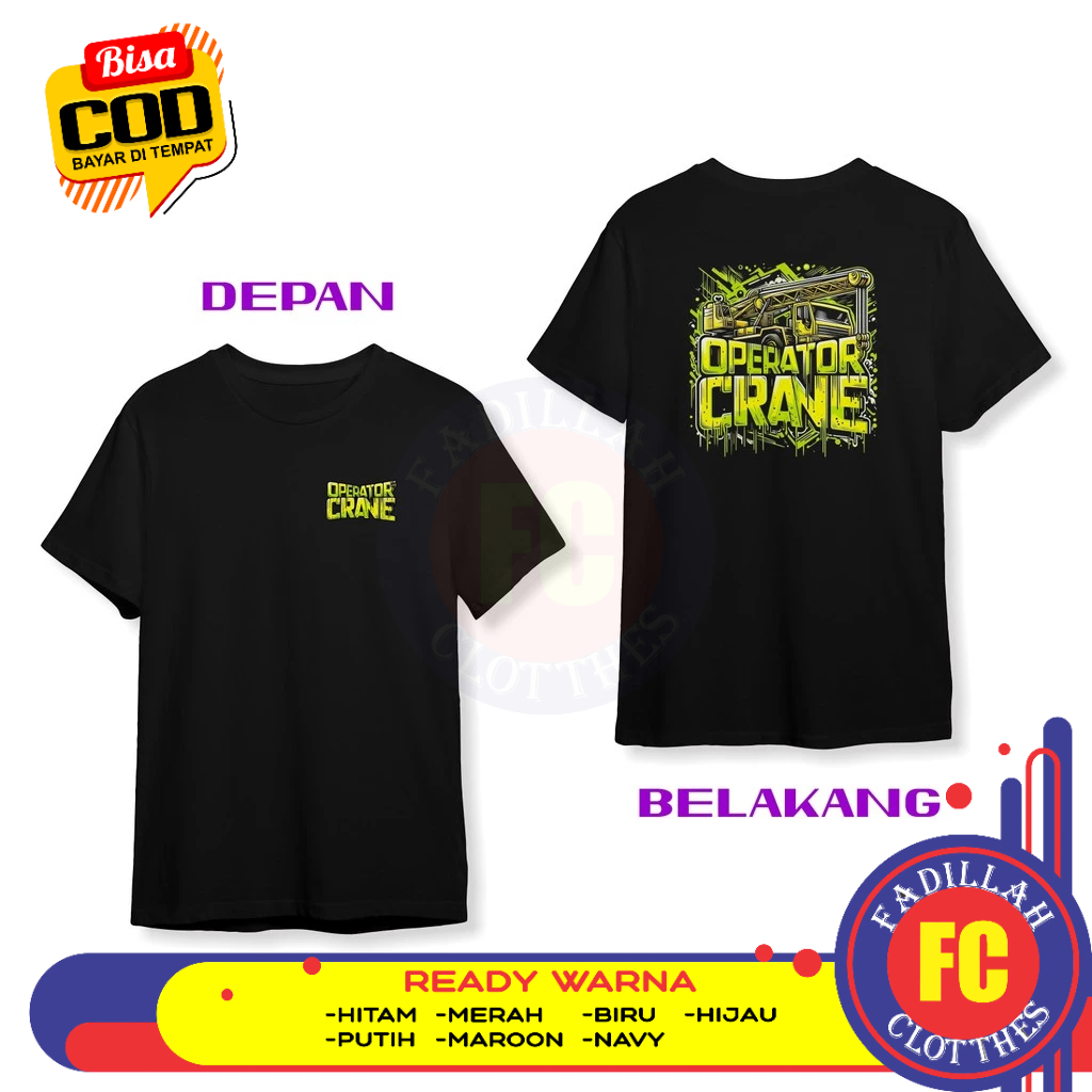 Baju Kaos Operator Crane Desain Keren DB Kaos Distro