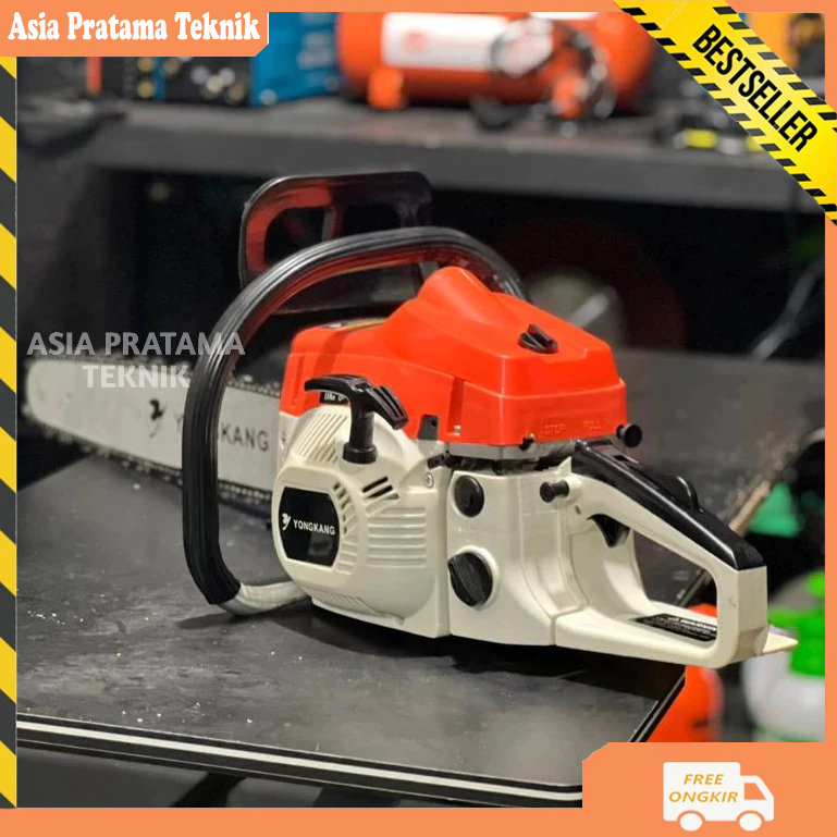 YONGKANG MESIN CHAINSAW MESIN POTONG KAYU GERGAJI KAYU YK-5800 Chainsaw 22 inch gergaji kayu