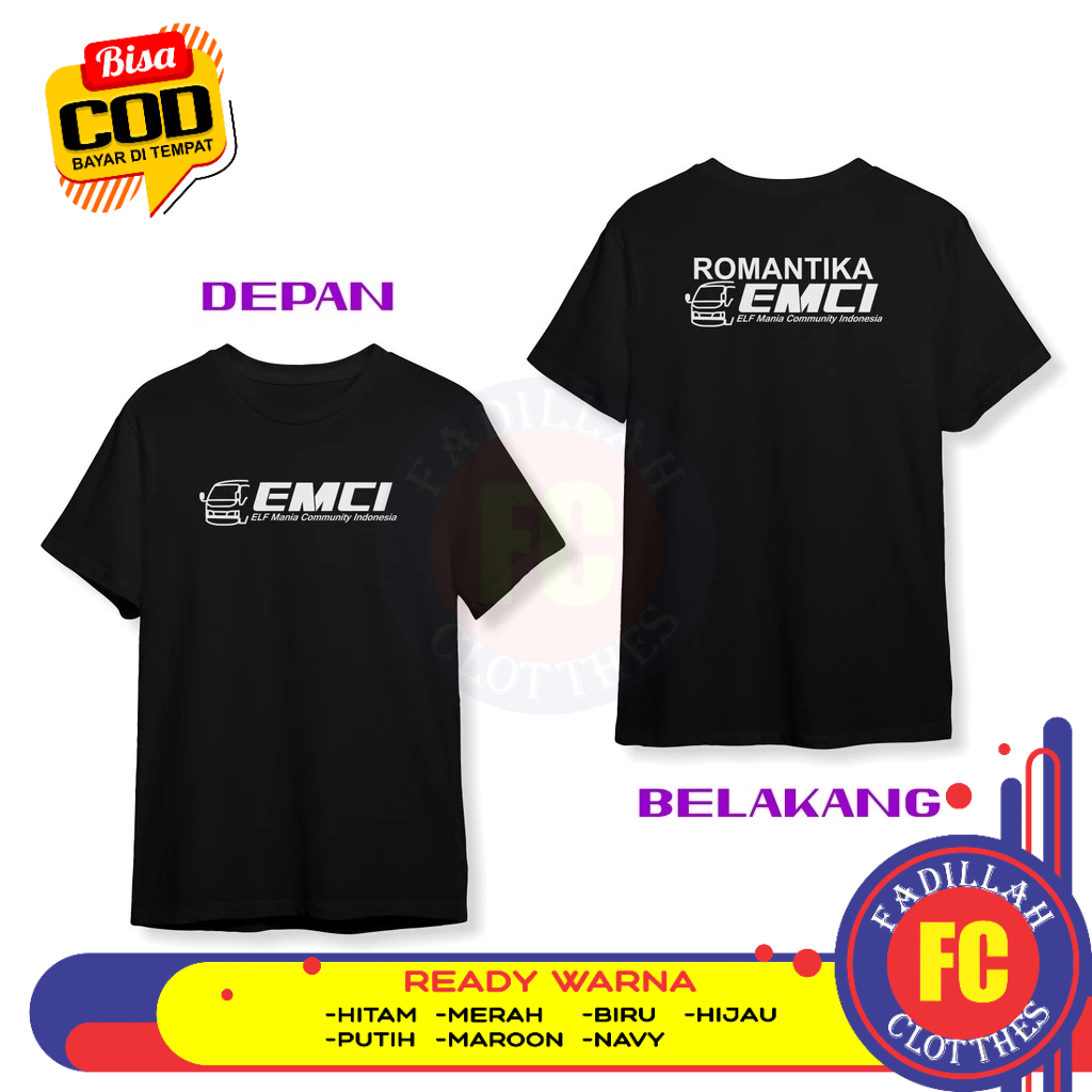 Baju Kaos ELF MANIA COMUNITY ROMANTIKA DB Baju Otomotif