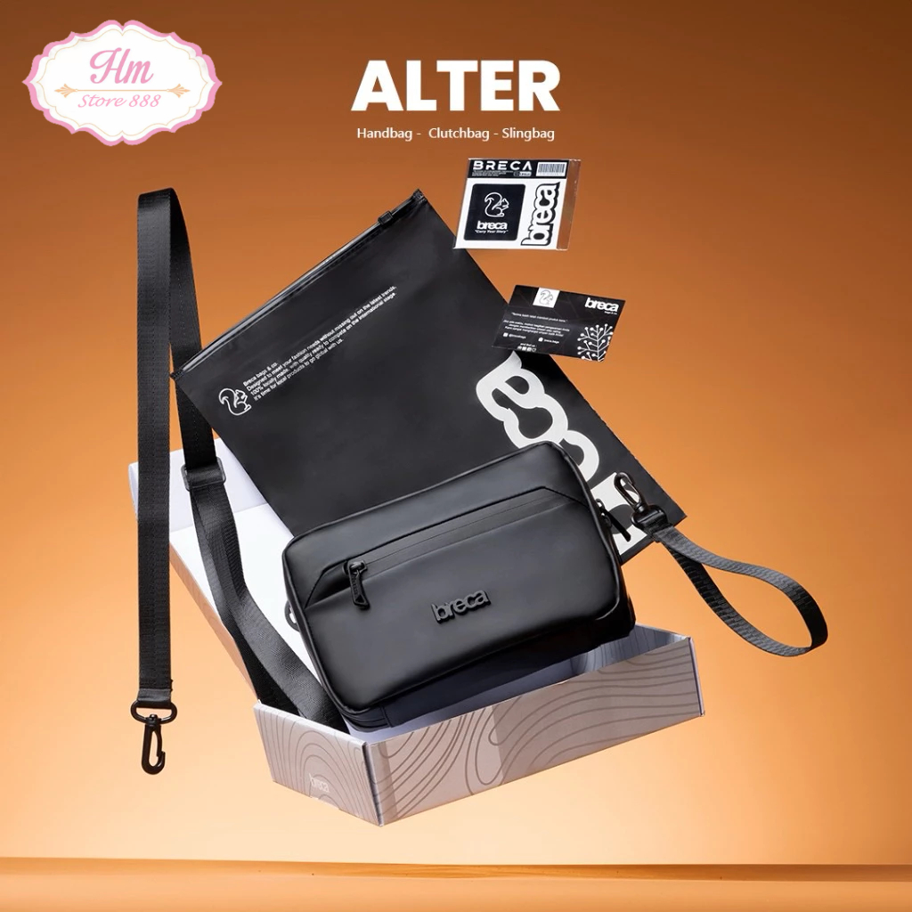 HM - Breca Exclusive Premium Handbag Original Pria | Tas Pria Import Free Box