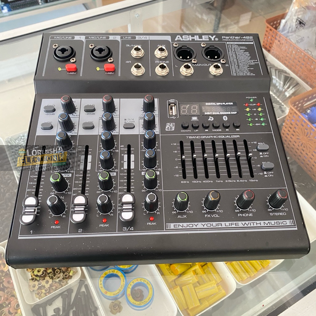 Mixer 4 Chanel Ashley Panther-402 Original 99 DSP