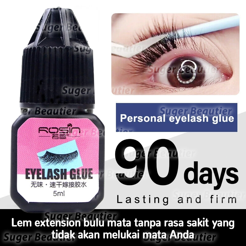 Lem Bulu Mata Eyelash Extension Cepat Kering 5ml Tidak Perih Tahan Lama Eyelash Glue Lem Eyelash Ext