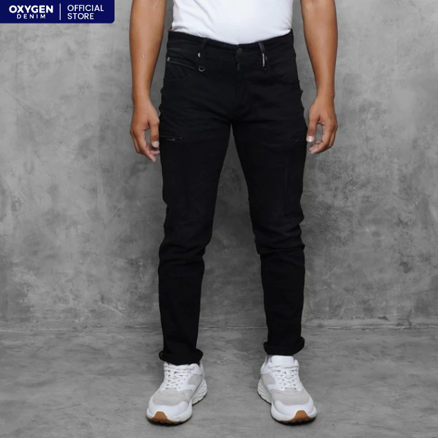 Oxygen Denim Evolve Wanderlust Tapered Cargo Jeans (703-8614)