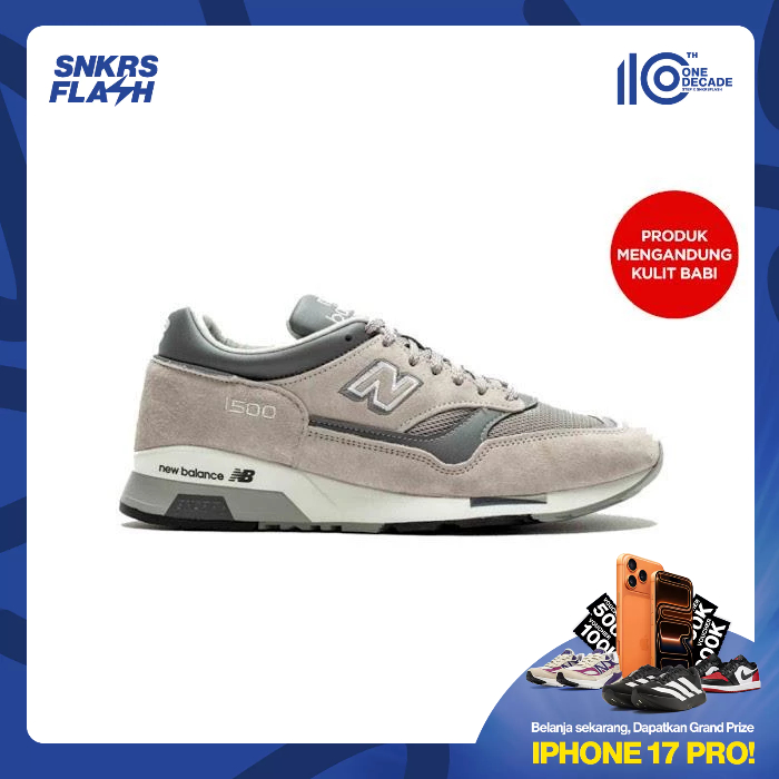NEW BALANCE 1500 Made In England Grey Sepatu Sneakers Pria - M1500PGL