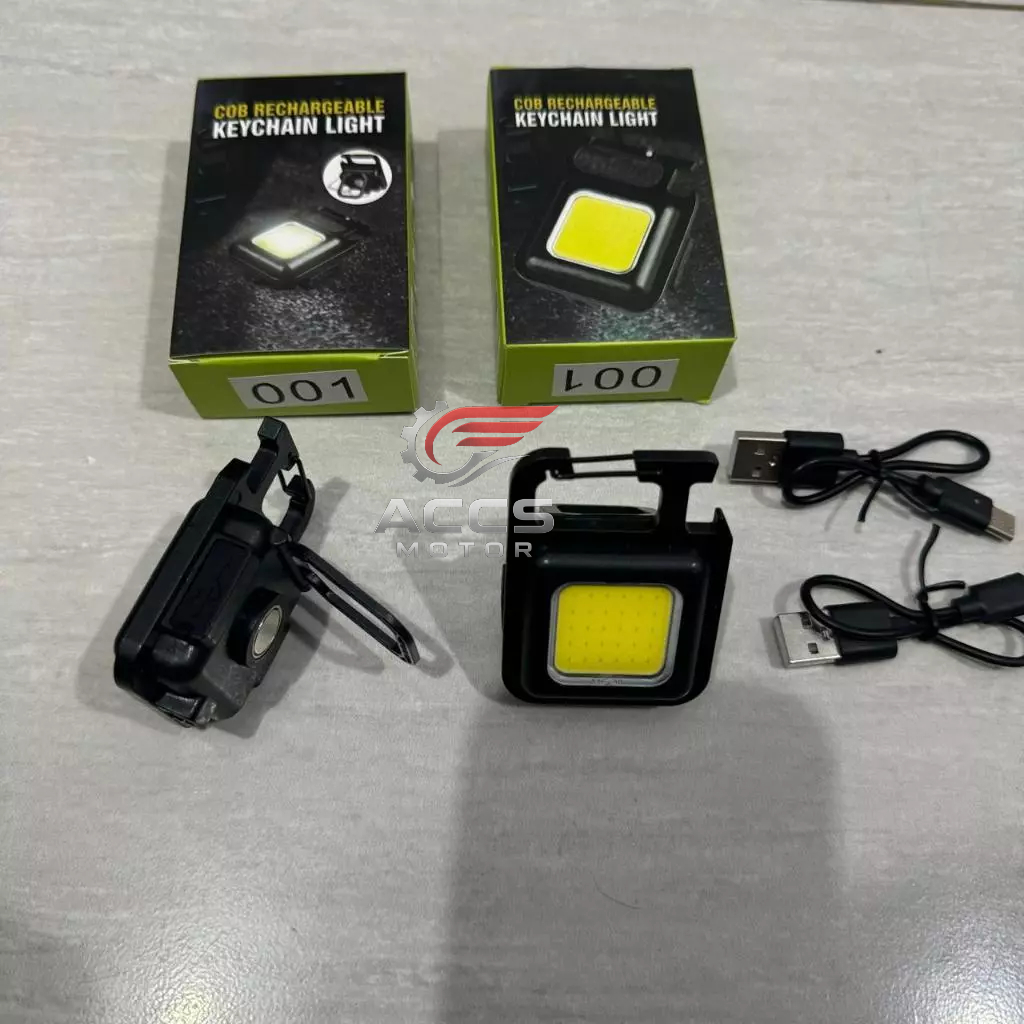 LAMPU LED GANTUNGAN KUNCI MULTIFUNGSI / LED EMERGENCY / LAMPU CAS USB