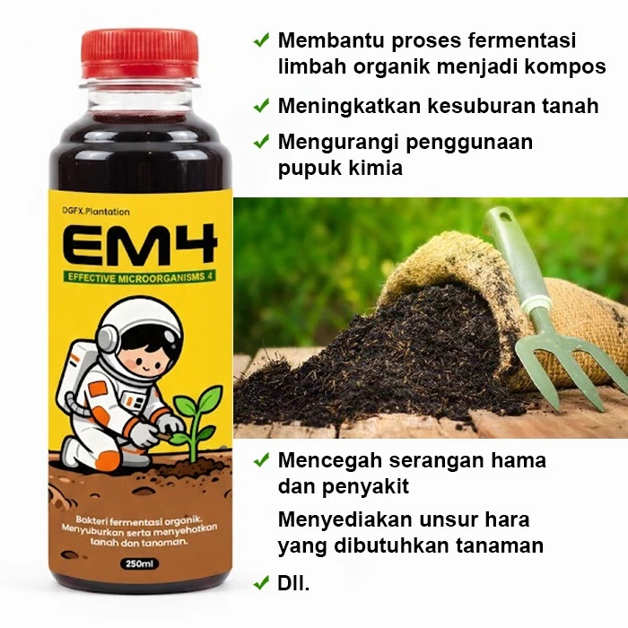 [FORMULA BARU]  EM4 Pertanian 250ml EM4 PUPUK ORGANIK CAIR MIKROORGANISME PERTANIAN