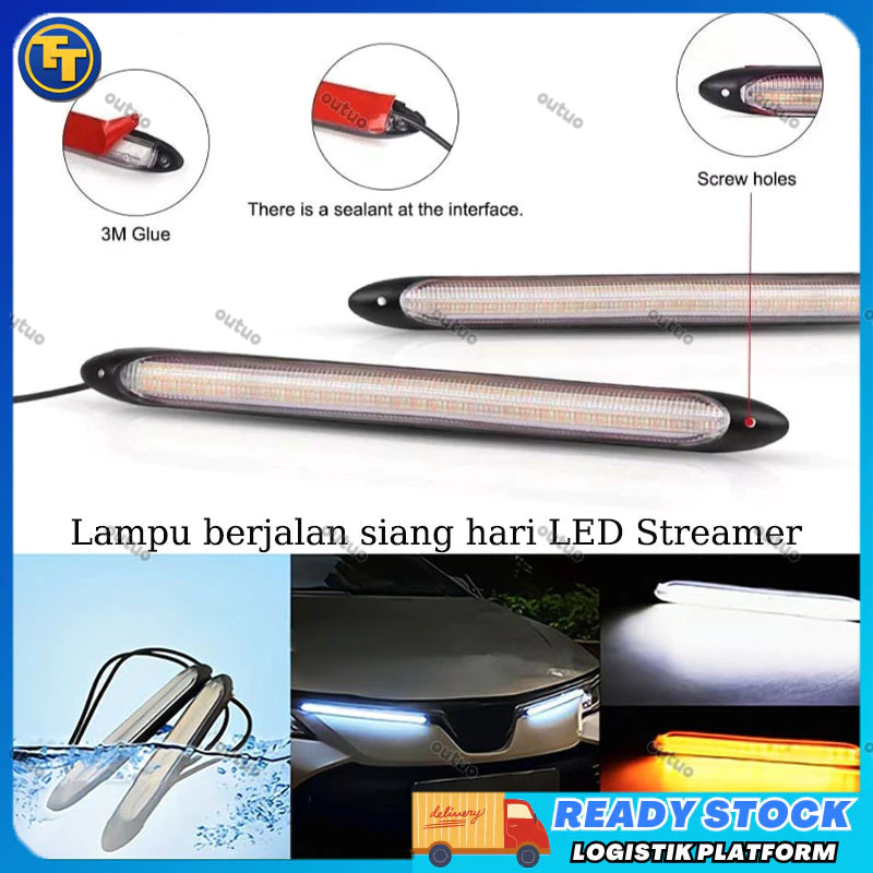 Led 12 volt/Lampu Siang Hari Mobil Lampu LED DRL/Lampu Siang Hari Mobil Led Lampu Fleksibel 12v/Lamp
