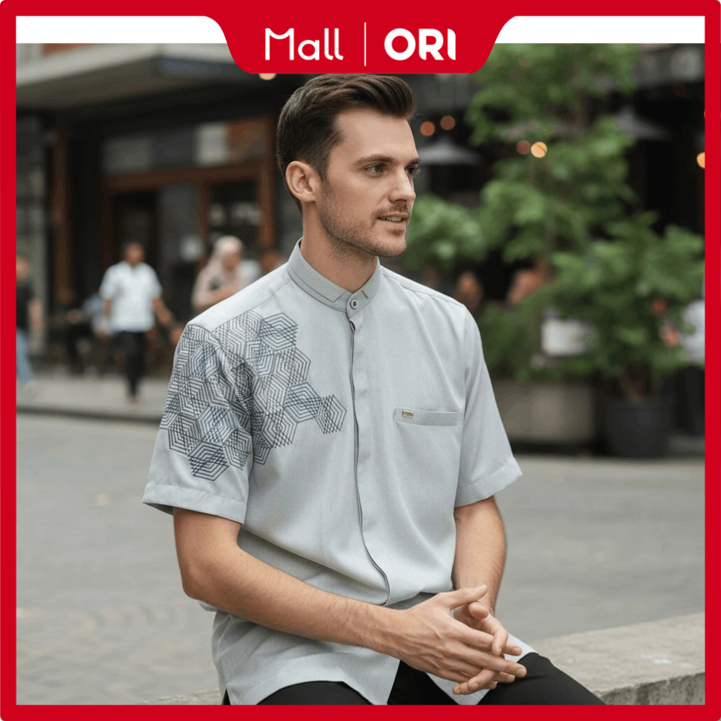 PRESIDENT – Baju Koko Pria Premium AN NAHL – Baju Taqwa Pria Lengan Pendek Bahan Adem Jahitan Rapi