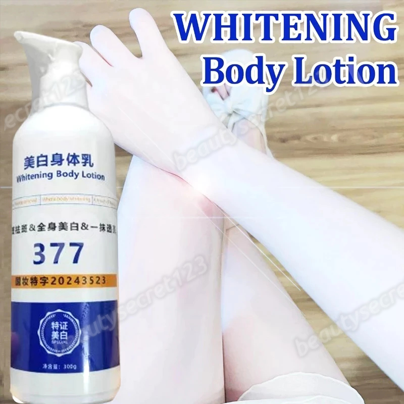 Pemutih badan Lotion Whitening body lotion Lotion pemutih Pemutih permanen badan Bodi lotion 300g Ni