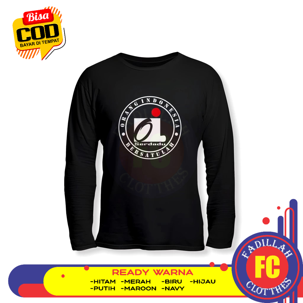 Baju Kaos OI Serdadu Iwan Fals Lengan Panjang Baju Musik