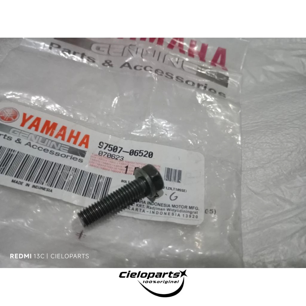 BAUT SPAKBOR DEPAN F1ZR, 125ZR, CRYPTON, JUPITER Z 97507-06520 100%ORIGINAL YAMAHA