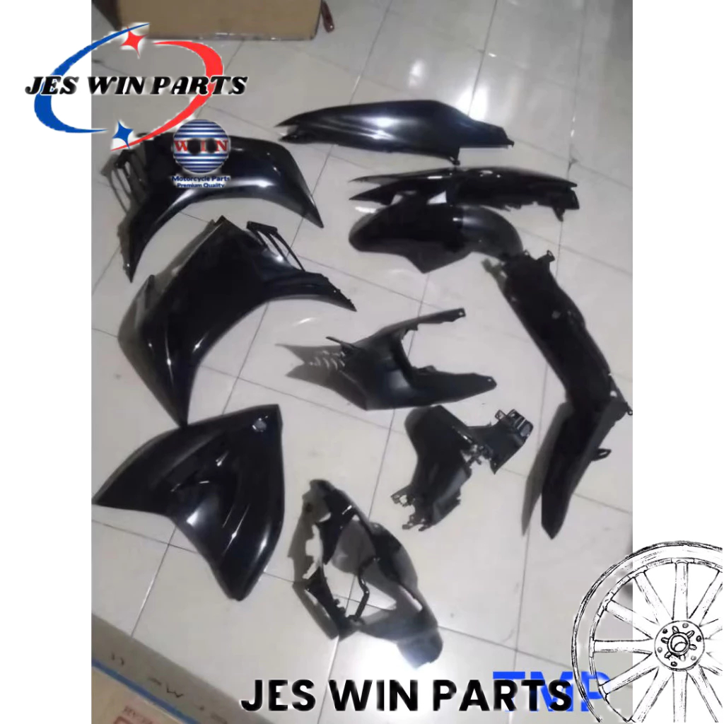 Full Set Body JUPITER MX NEW 2011 HITAM (KASAR & HALUS) ORIGINAL WIN - COVER BODY FULL SET