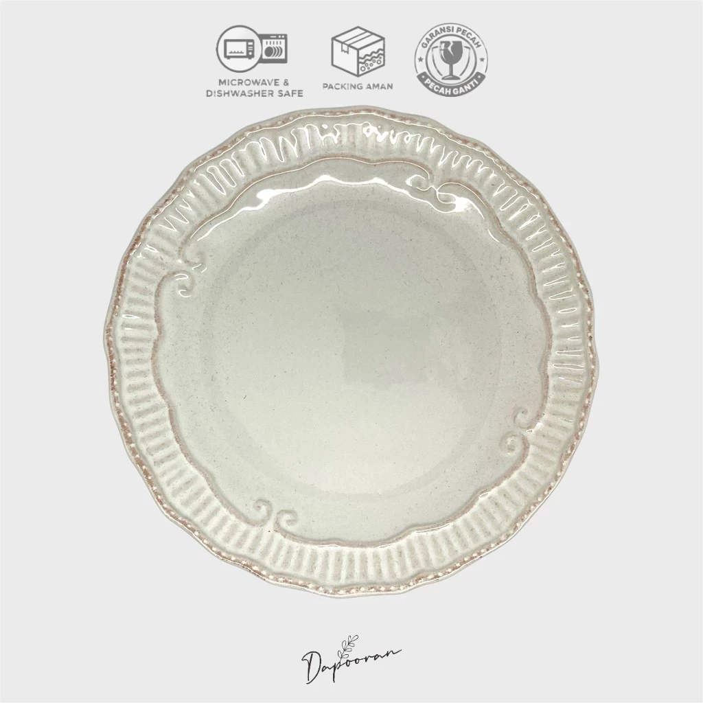 Reverie Salad Plate/Salad Plate Keramik Cantik/Salad Plate Keramik Aesthetic/Salad Plate HORECA/Shar