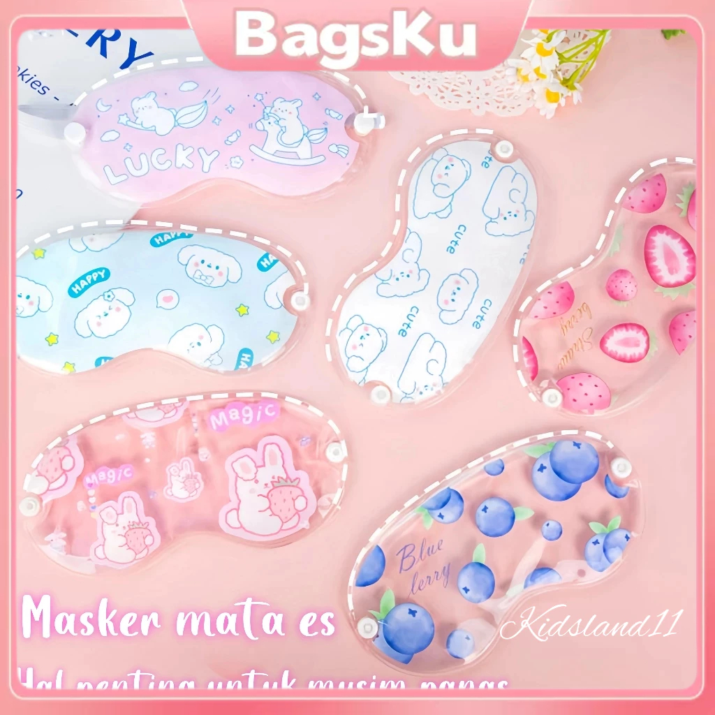 Gel mata High Quality kompres penutup mata masker gel mata Penutup Mata Tidur Bantal Leher Miniso Pe