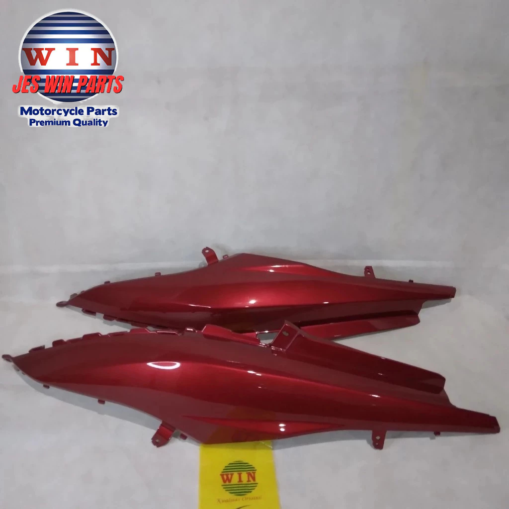 Cover Body Belakang Mio Soul GT MERAH MAROON 115 2012 2013 2014 (1 SET KANAN KIRI) Original WIN