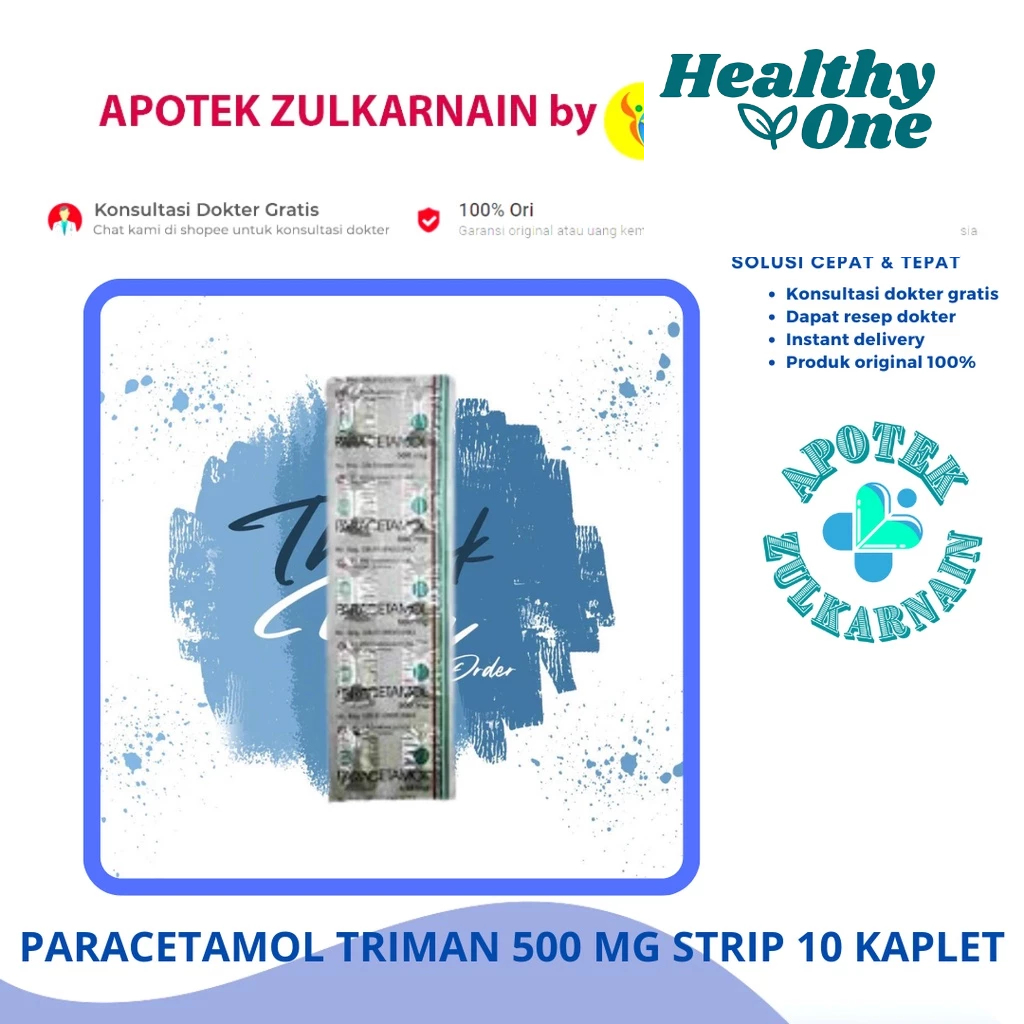 Paracetamol 500Mg 1Strip@10Kap
