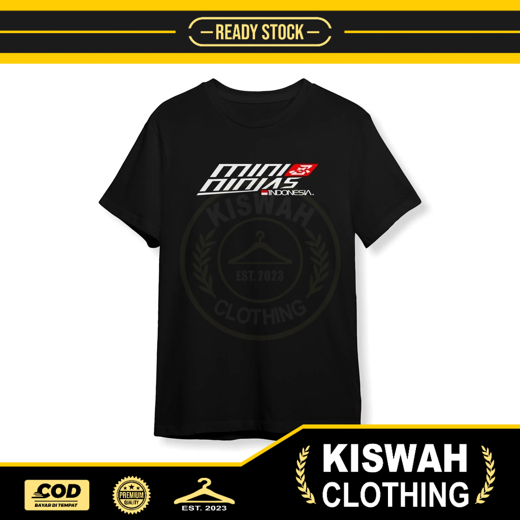 Kaos Tshirt Motor Kawasaki Ninja Mini Ninjas Baju Otomotif
