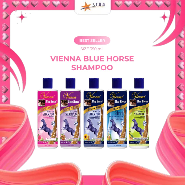 * STAR *  Vienna Shampo kuda 350ml(memanjangkan/menumbuhkan rambut)