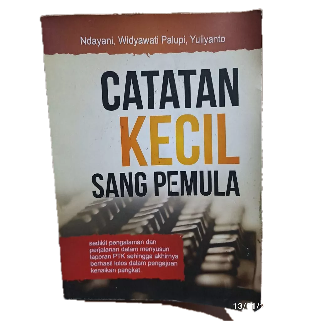 buku catatan kecil sang pemula cara cepat belajar membuat PTK 126 hal 2019