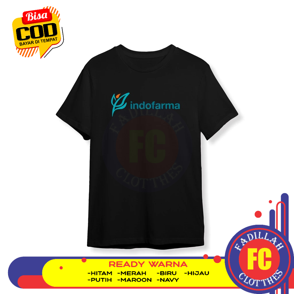 Baju Kaos INDOFARMA Logo Baju Kesehatan