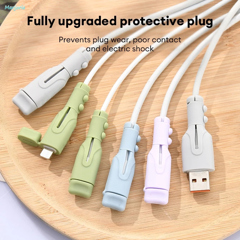 Pelindung Kabel Charger Kabel Data Kawat Kabel Data HP Untuk Iphone Xiaomi Oppo Huawei Android Unive
