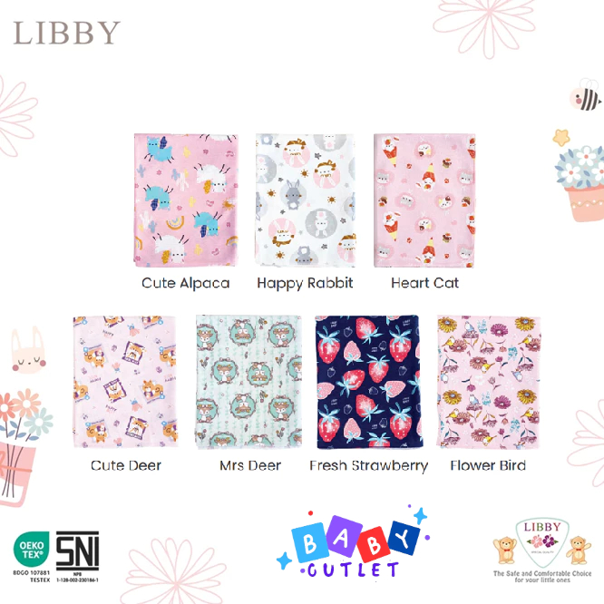 Libby Bedong Bayi Premium Aneka Motif