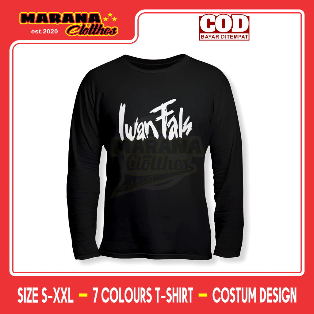 Kaos Iwan Fals Lengan Panjang Baju Musik