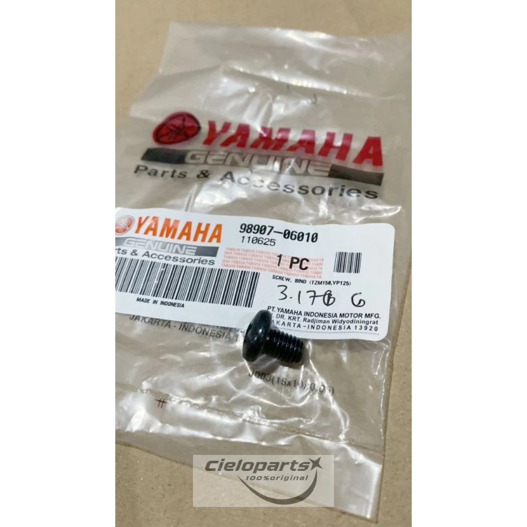 Baut Cover Kenalpot Baut Plat CVT Mio Sporty Soul 98907-06010