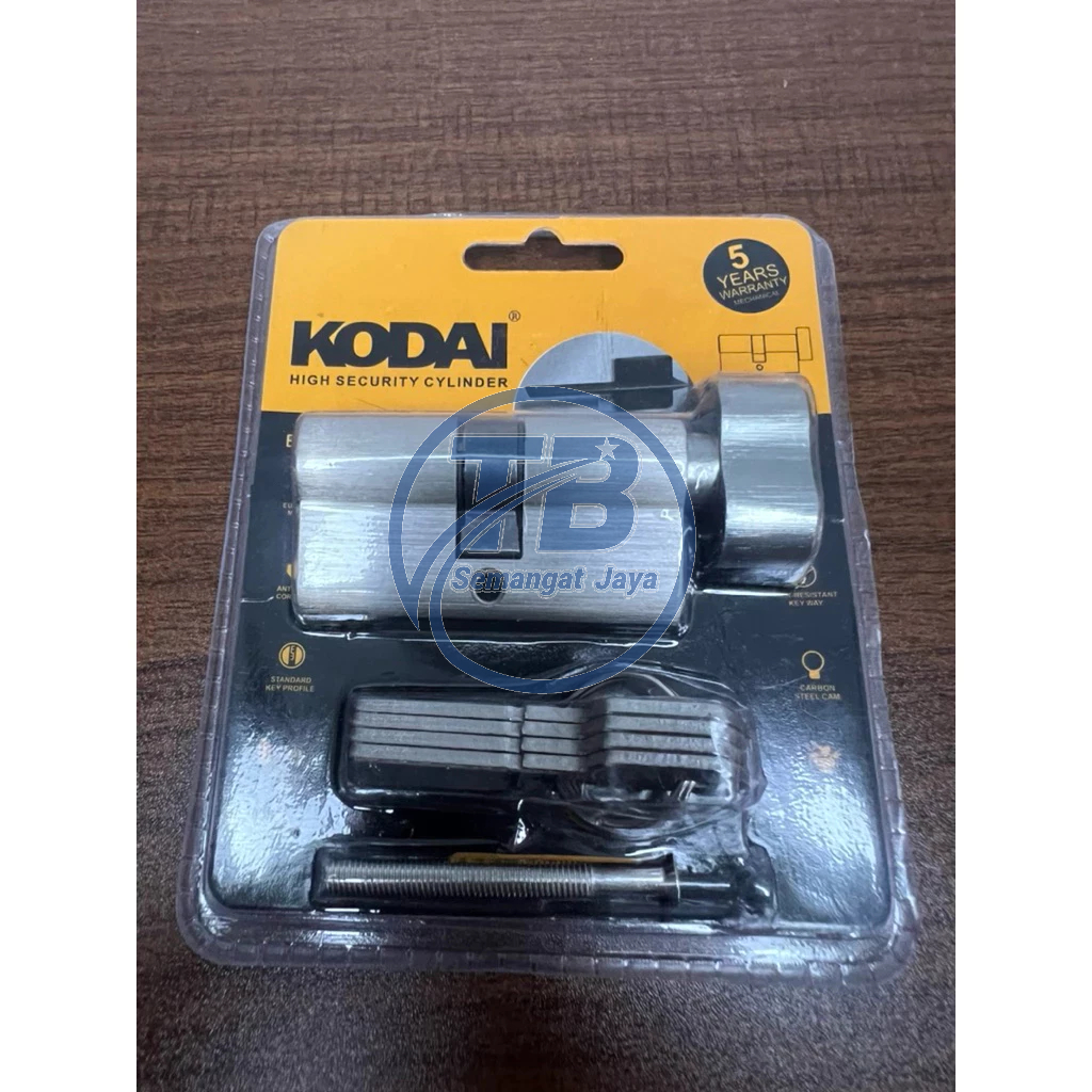 Silinder Kunci Kodai 60mm Knob Putar
