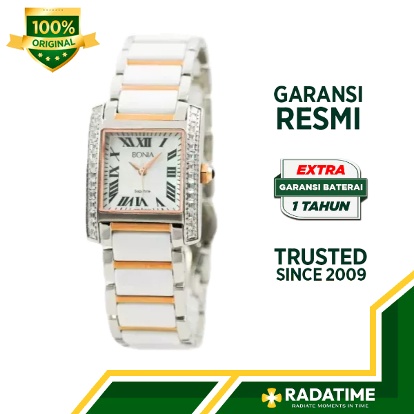Jam Tangan Wanita Bonia 100% Original -Ceramic BNB10124-2651S